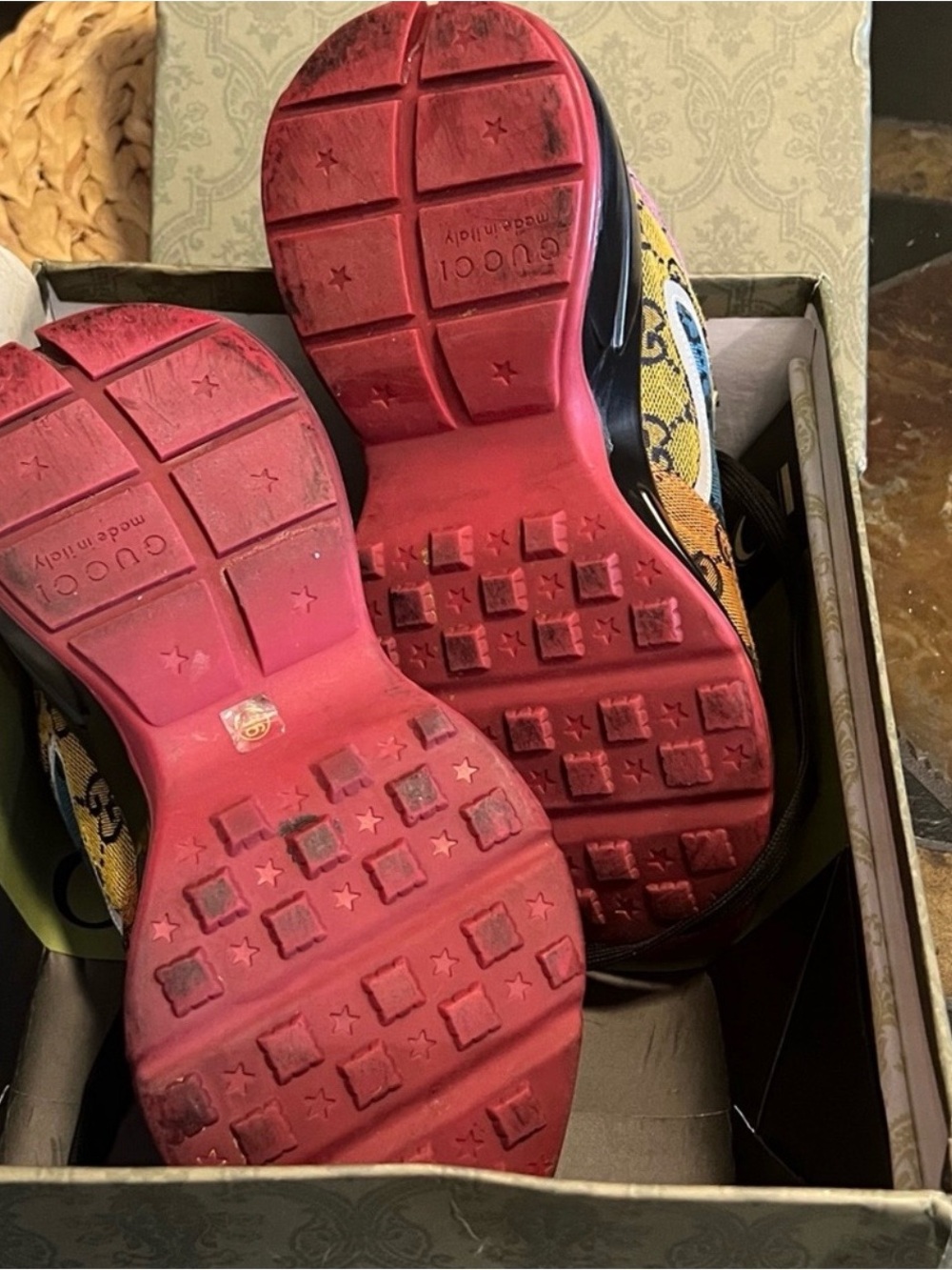Gucci woman Colorful Logo Sneakers - Picture 9 of 9